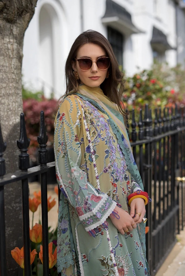 3 Piece Stitched Embroidered Printed Lawn Suit From Sobia Nazir Basics'25 Collection - 04