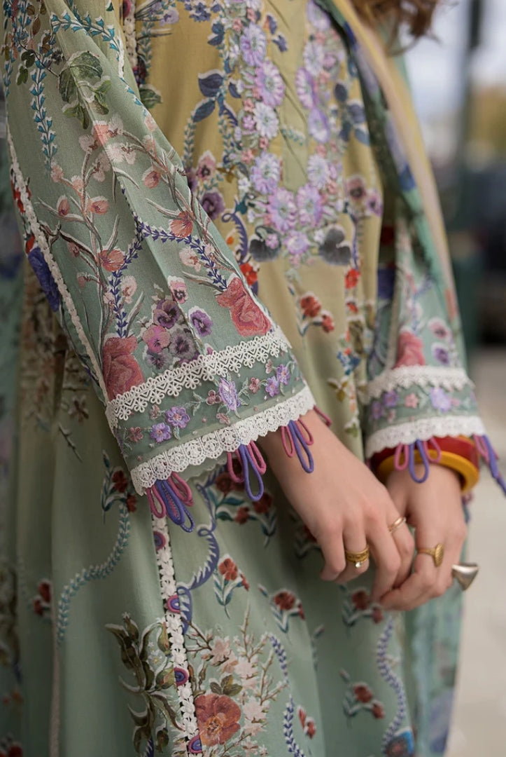 3 Piece Stitched Embroidered Printed Lawn Suit From Sobia Nazir Basics'25 Collection - 04