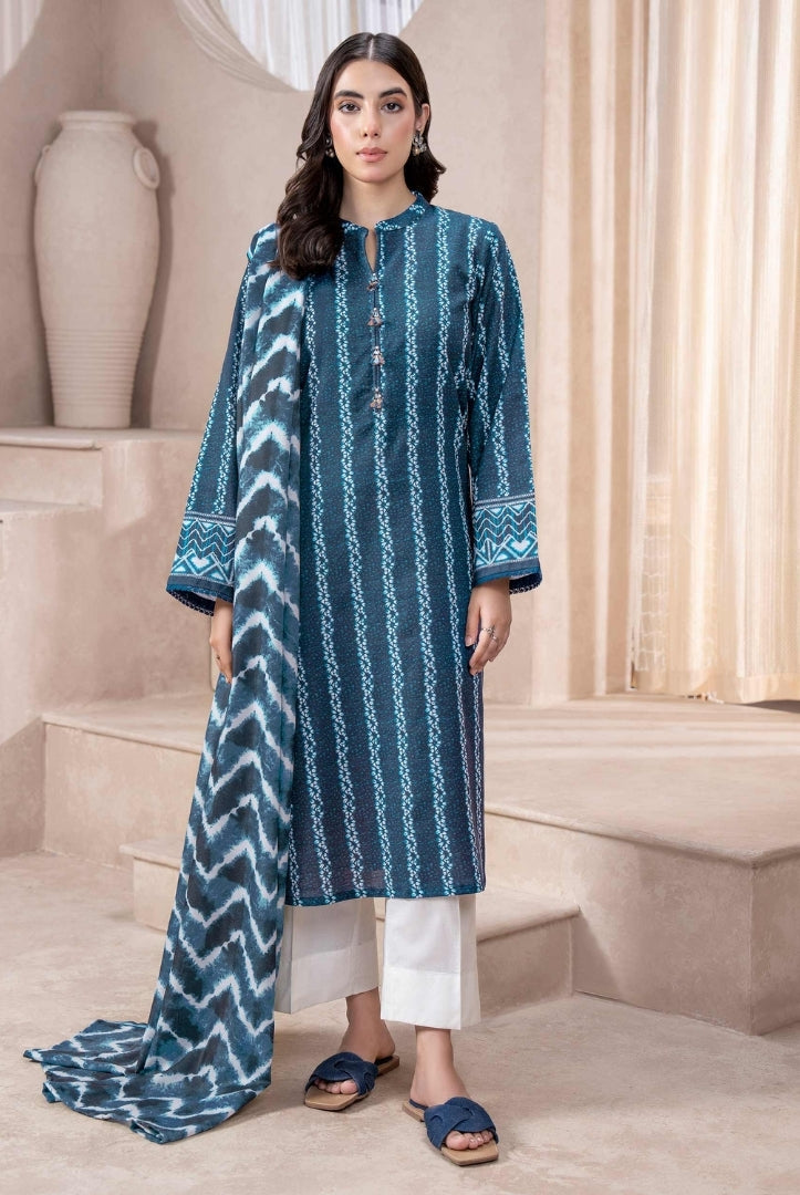 2 Pc Stitched Printed Khaddar Suit By Limelight Winter Collection - 44