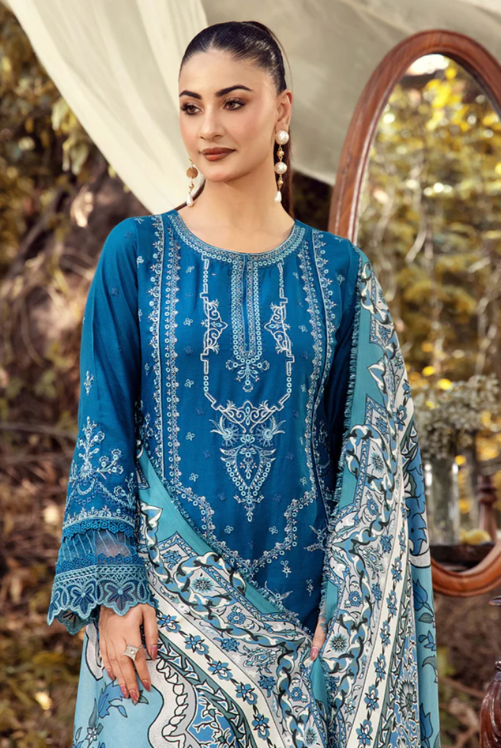 3 Piece Stitched DHANAK RTW Vol-02 BY ADAN'S LIBAS - 7792