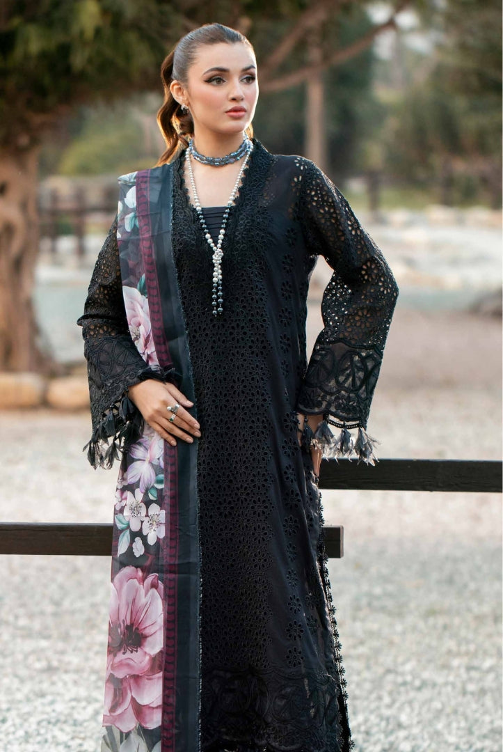3 Piece Stitched Embroidered Lawn Suit | Adan's Libas Lawn By Khadija Sheikh'03 Collection - 05