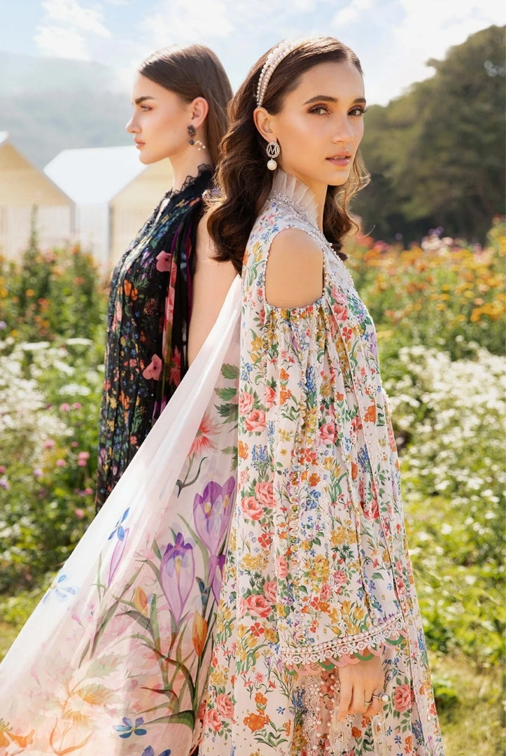 3 Piece Stitched Printed Lawn Suit From Maria.B M.Prints Spring Summer'25 Collection - 05