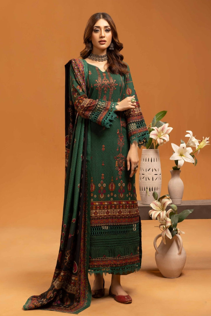 3 Piece Stitched Digital Printed Suits Collection From Roop By Johra - 06