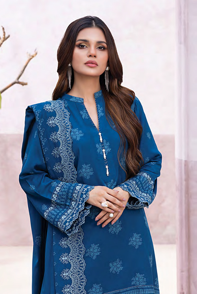 3 Piece Stitched Winter Essentials By LSM Lakhany Embroidered Cashmi Wool LG-SG-0019-B