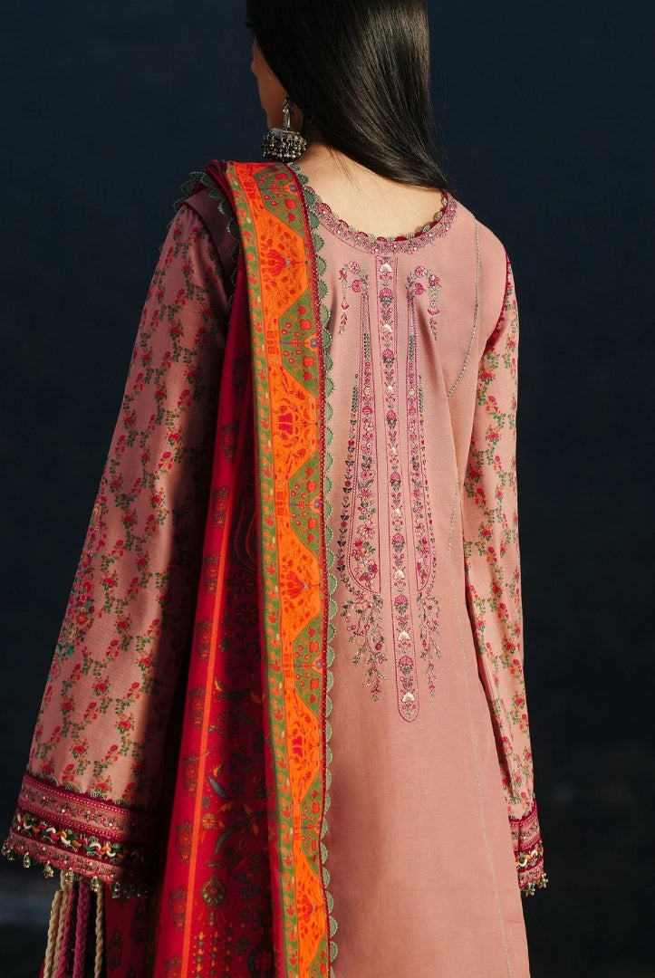 3 Piece Stitched Luxury Winter Shawl Suits Collection'24 By Hussain Rehar - MEHR