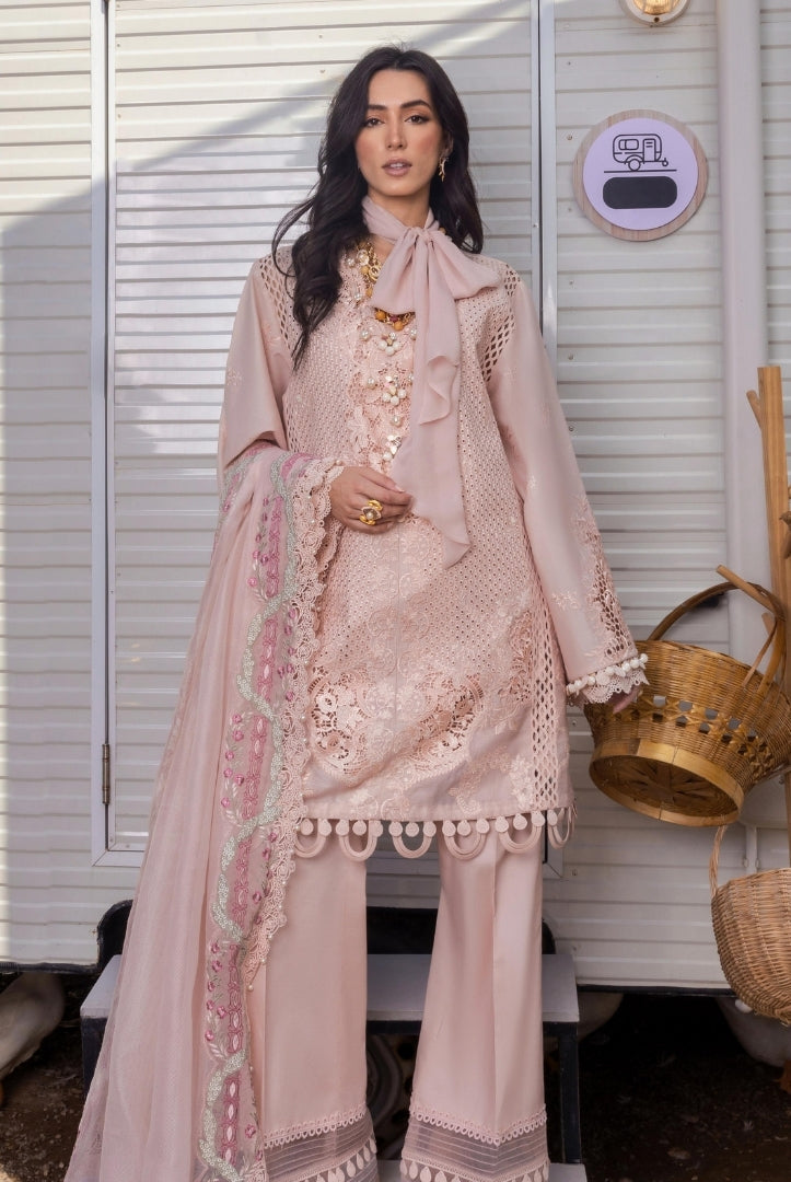 Saira Shakira 3 Piece Luxury Lawn Collection'25-LEYLA-A