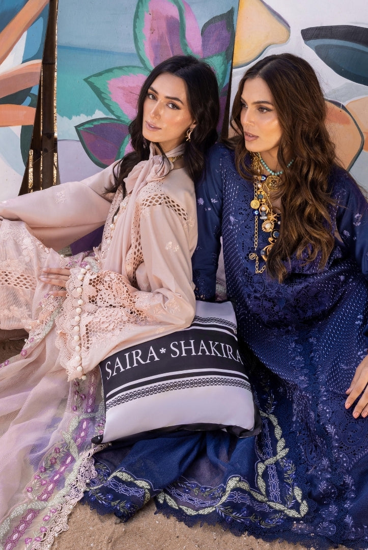 Saira Shakira 3 Piece Luxury Lawn Collection'25-LEYLA-B