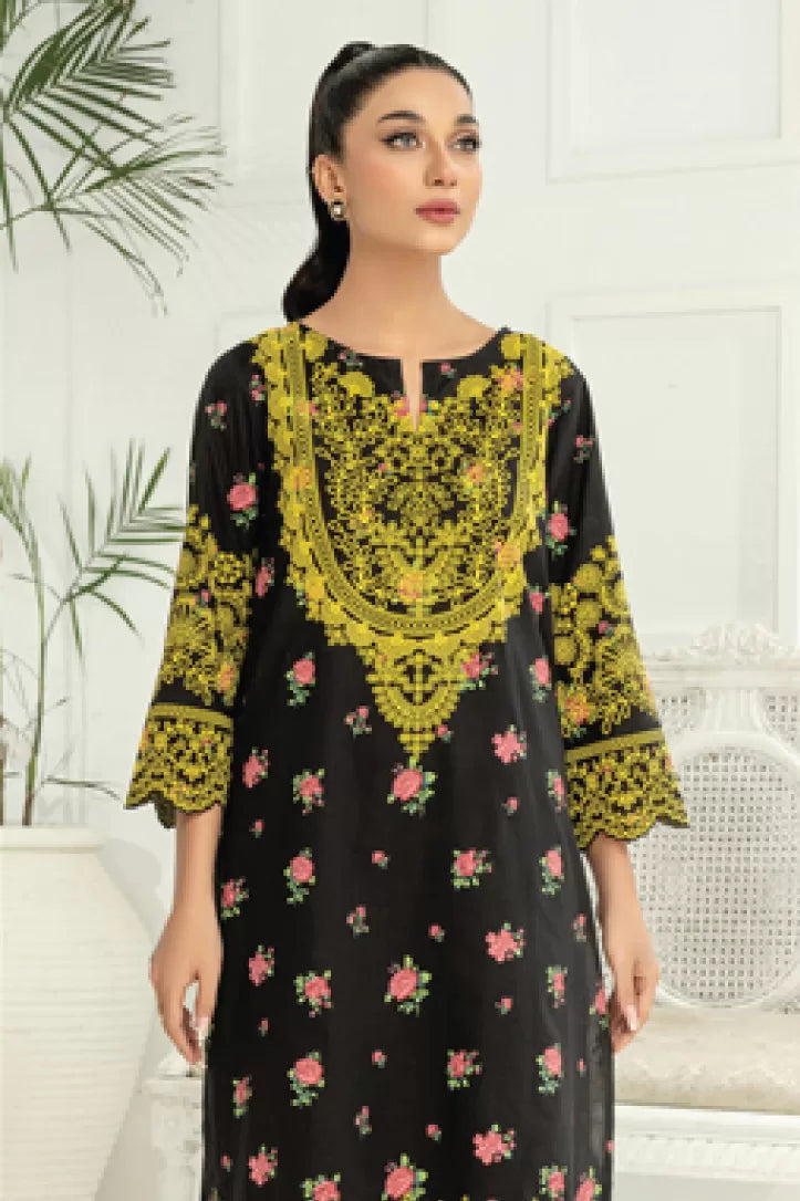 2 Piece Stitched Printed Lawn Suit By Limelight - 18