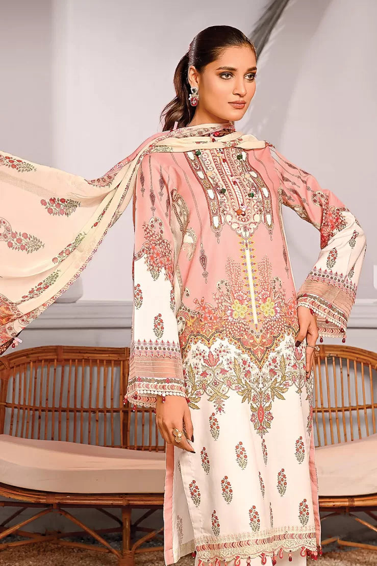 3Piece Stitched Suit By Viva Anaya - SHERINE