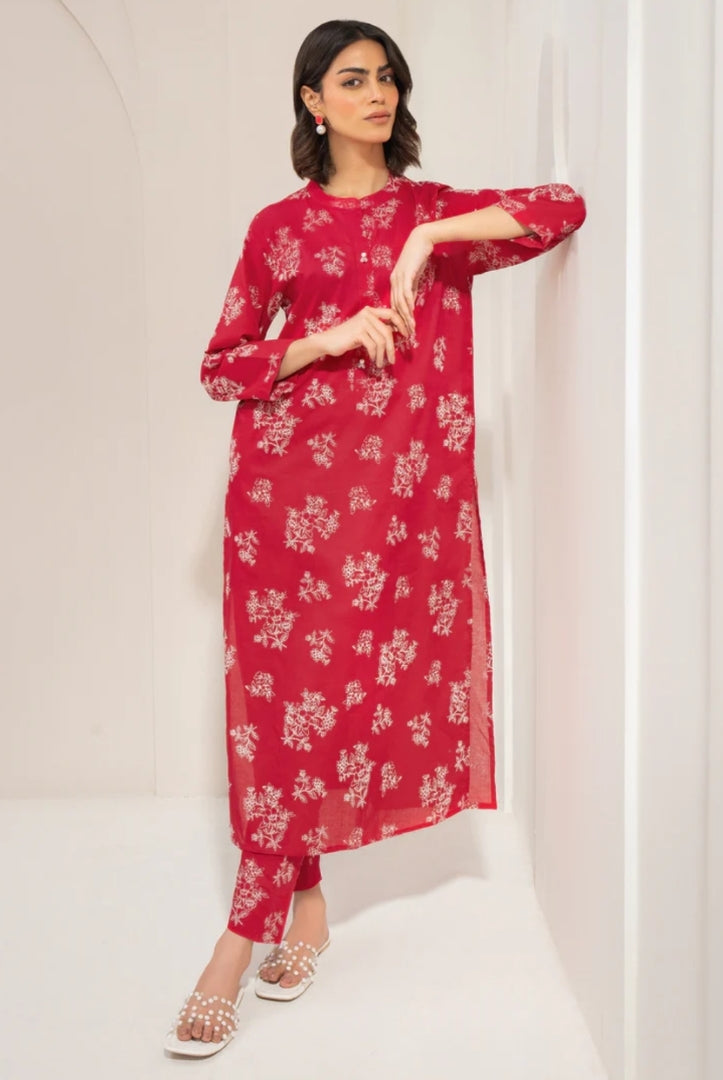 2 Pc Stitched Printed Lawn Suit By Limelight Summer Collection - 08