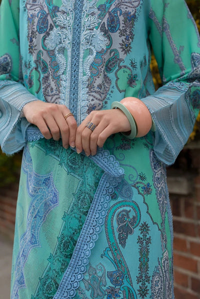 3 Piece Stitched Embroidered Printed Lawn Suit From Sobia Nazir Basics'25 Collection - 08