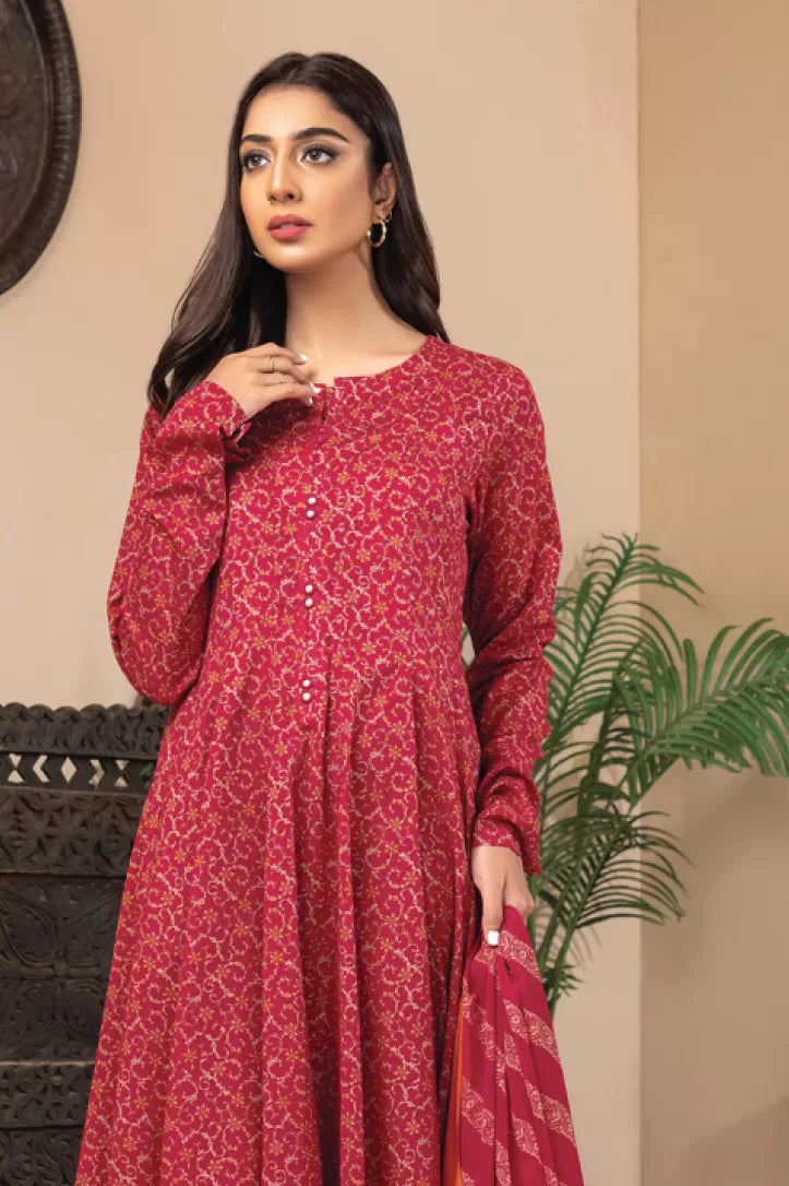 2 Piece Stitched Printed Lawn Suit By Limelight - 19