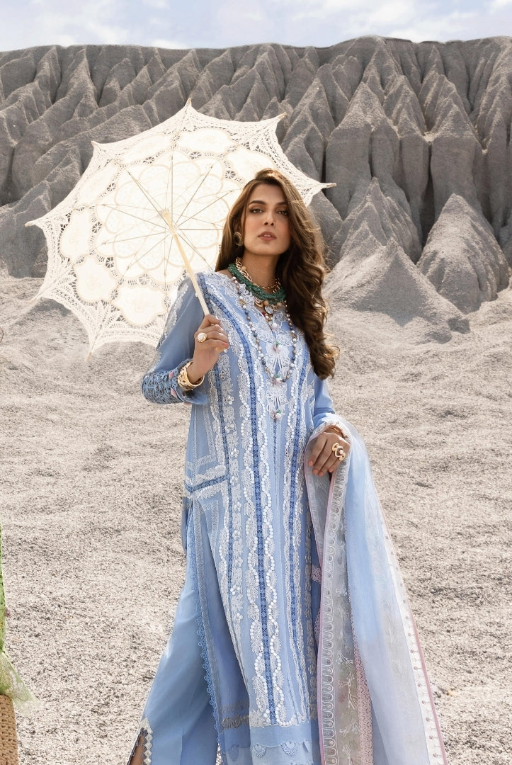 Saira Shakira 3 Piece Luxury Lawn Collection'25-NADINE-A