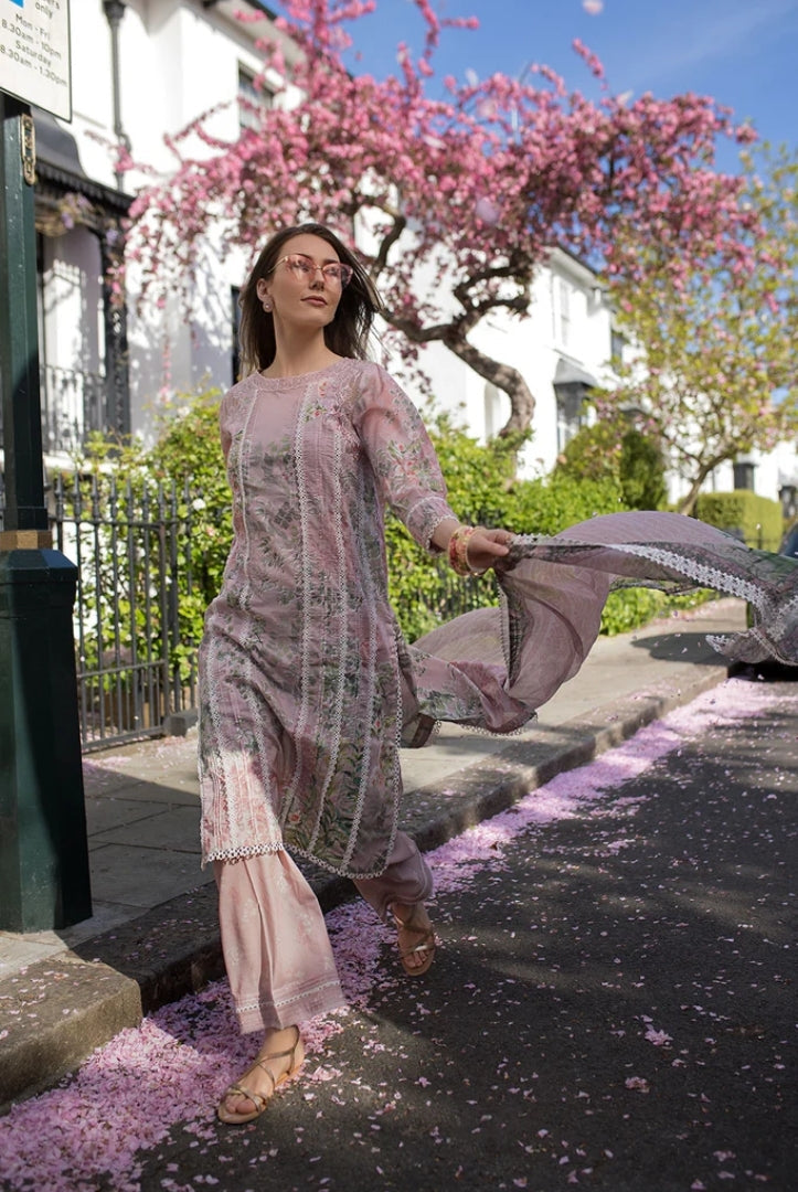 3 Piece Stitched Embroidered Printed Lawn Suit From Sobia Nazir Basics'25 Collection - 09