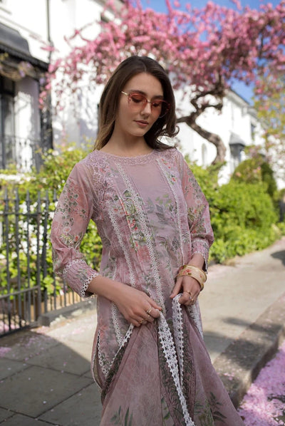 3 Piece Stitched Embroidered Printed Lawn Suit From Sobia Nazir Basics'25 Collection - 09