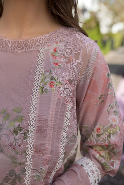 3 Piece Stitched Embroidered Printed Lawn Suit From Sobia Nazir Basics'25 Collection - 09