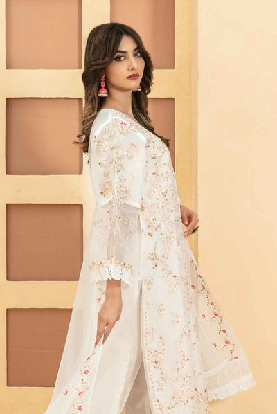 Taalea By Tawakkal Pret 3 Piece Stitched Fancy Embroidered Organza Suit - 01