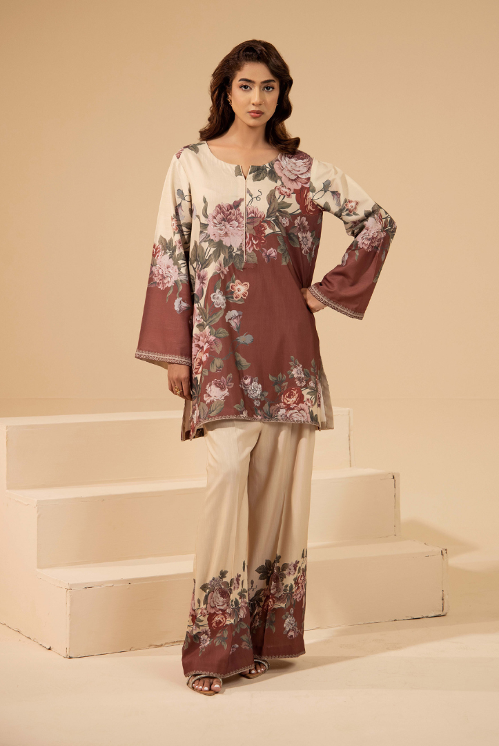 2 Piece Stitched Winter Slub'25 Ready to Wear by ADAN'S LIBAS DESIGN/01