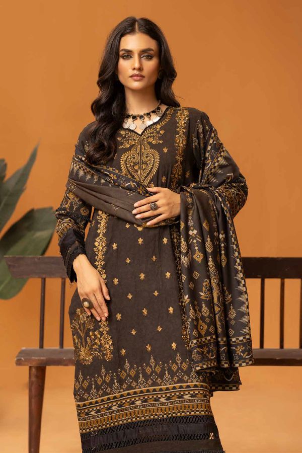 3 Piece Stitched Digital Printed Suits Collection From Roop By Johra - 03