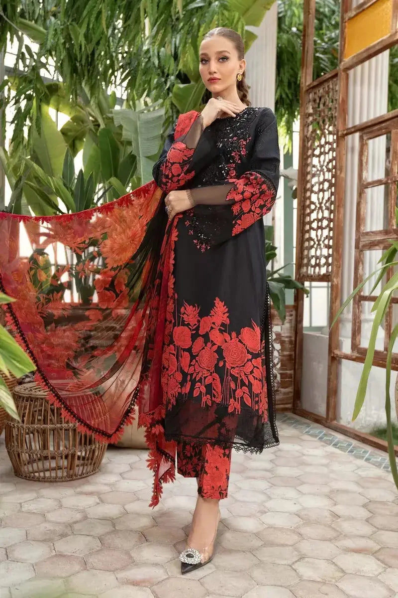Maria.B M.Prints 3 Piece Stitched Suit - 18