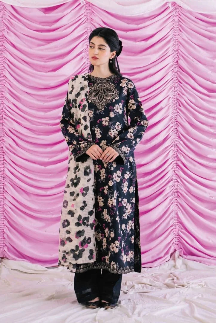 Rinesa By Ayzel 3 Piece Stitched Suit - SENA