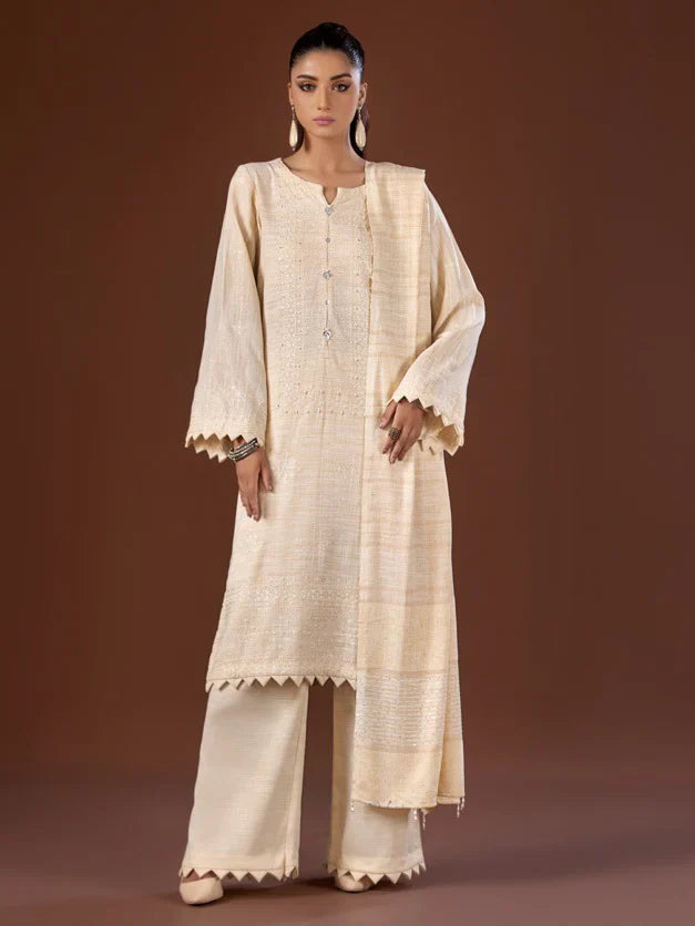 Tehzeeb By Riaz Arts 3 Piece Stitched Suit – 01