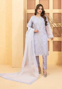 Taalea By Tawakkal Pret 3 Piece Stitched Fancy Embroidered Organza Suit - 04
