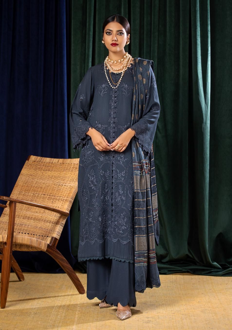 Tehzeeb by Riaz Arts 3 Piece Stitched Suit Collection – 9