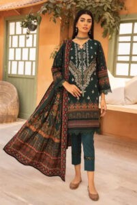 Zarqoon By Johra 3 Piece Stitched Suit – 09