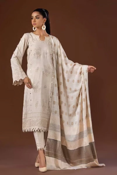 Tehzeeb By Riaz Arts 3 Piece Stitched Suit – 09