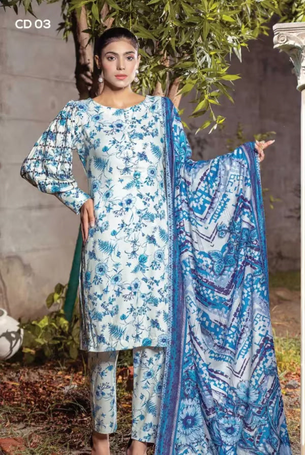 Sakina Anarkali 3 Piece Stitched Suit – 06
